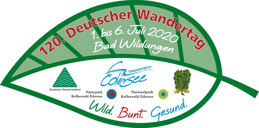 Offizielles Logo Deutscher Wandertag 2020 Erlebnisregion Edersee
