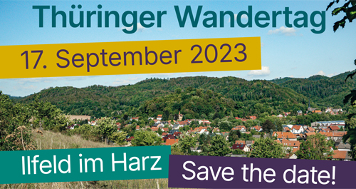 31. Thüringer Wandertag 2023 in Ilfeld (Südharz) in der Gemeinde Harztor